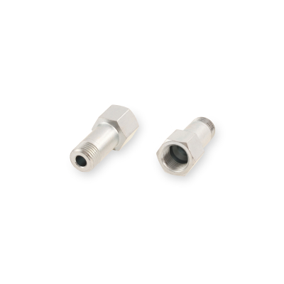Schmiernippelverlängerung IG: M10x1,0 / AG: M10x1,0 30mm (Verlängerung um 24mm) 13/6kant Stahl verzinkt