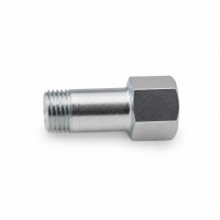 Schmiernippelverlängerung IG: M10x1,0 / AG: M10x1,0 30mm (Verlängerung um 24mm) 13/6kant Stahl verzinkt