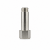 Schmiernippelverlängerung IG: M10x1,0 / AG: M10x1,0 40mm (Verlängerung um 34mm) 13/6kant Stahl verzinkt