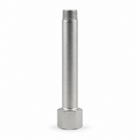 Schmiernippelverlängerung IG: M10x1,0 / AG: M10x1,0 70mm (Verlängerung um 64mm) 13/6kant Stahl verzinkt