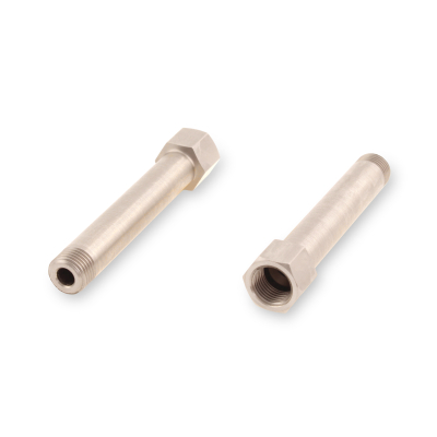 Schmiernippelverlängerung IG: M10x1,0 / AG: M10x1,0 70mm (Verlängerung um 64mm) 13/6kant Edelstahl V2A