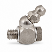 Kegelschmiernippel H2 M6 x 1,0 Edelstahl V2A - schwenkbar -