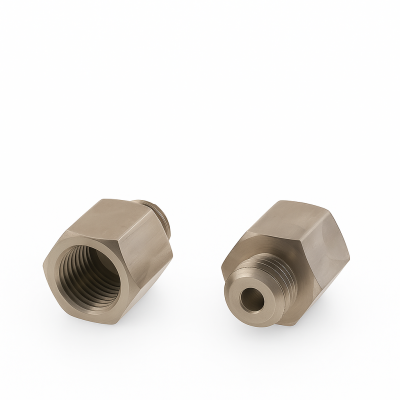 Reduziernippel Innen: G 1/4" / Außen: M12 x 1,5 Edelstahl V2A