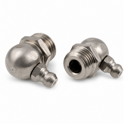 Kegelschmiernippel DIN 71412 C (H3) 1/4" BSP Edelstahl V2A