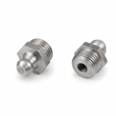 Kegelschmiernippel DIN 71412 A (H1) 1/8" NPT Edelstahl V2A