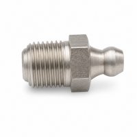 Hochdruckschmiernippel bis 400 bar DIN 71412 A (H1) NPT 1/8" Edelstahl V2A
