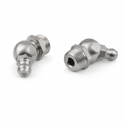 Kegelschmiernippel DIN 71412 B (H2) 1/8" NPT Edelstahl V2A