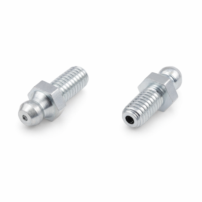 Kegelschmiernippel DIN 71412 A (H1) M6 x 1,0 Gewindelänge 12mm Stahl verzinkt