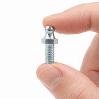Kegelschmiernippel DIN 71412 A (H1) M6 x 1,0 Gewindelänge 12mm Stahl verzinkt