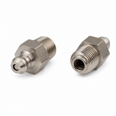 Hochdruckschmiernippel bis 400 bar DIN 71412 A (H1) G 1/8" Edelstahl V2A