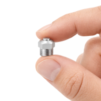 Druckstift-Entlüftungsventil ca. 0,5-1,0 bar Öffnungsdruck G 1/8" Edelstahl V2A