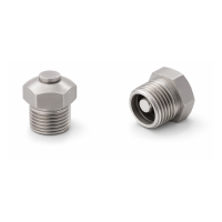 Druckstift-Entlüftungsventil ca. 0,7-1,0 bar Öffnungsdruck G 1/8" Edelstahl V2A