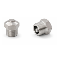 Druckstift-Entlüftungsventil ca. 0,7-1,7 bar Öffnungsdruck G 1/8" Edelstahl V4A