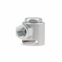 Schiebekupplung NPT 1/8"-27 mit Gummidichtung für Flachschmiernippel M1, T1 (Ø16mm)
