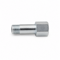 Schmiernippelverlängerung IG: M8x1,0 / AG: M8x1,0 30mm (Verlängerung um 24mm) 11/6kant Stahl verzinkt