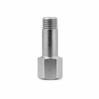 Schmiernippelverlängerung IG: M8x1,0 / AG: M8x1,0 30mm (Verlängerung um 24mm) 11/6kant Stahl verzinkt