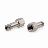Schmiernippelverlängerung IG: M8x1,0 / AG: M8x1,0 30mm (Verlängerung um 24mm) 11/6kant Edelstahl V2A