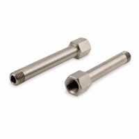 Schmiernippelverlängerung IG: M8x1,0 / AG: M8x1,0 60mm (Verlängerung um 54mm) 11/6kant Edelstahl V2A