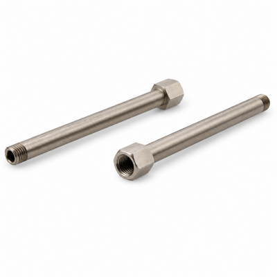 Schmiernippelverlängerung IG: M8x1,0 / AG: M8x1,0 100mm (Verlängerung um 94mm) 11/6kant Edelstahl V2A