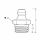 Kegelschmiernippel DIN 71412 A (H1) M10 x 1,5 Edelstahl V4A