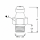 Kegelschmiernippel DIN 71412 A (H1) M8 x 1,25 Edelstahl V4A