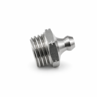Kegelschmiernippel DIN 71412 A (H1) 1/4" NPT Edelstahl V4A