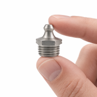 Kegelschmiernippel DIN 71412 A (H1) 1/4" NPT Edelstahl V4A