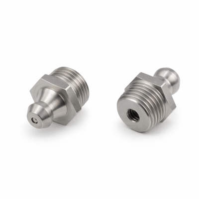 Kegelschmiernippel DIN 71412 A (H1) 1/8" NPT Edelstahl V4A