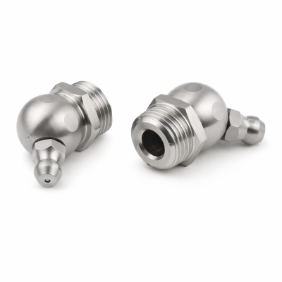 Kegelschmiernippel DIN 71412 B (H2) R 1/4" Edelstahl V4A