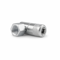 4-Backen-Mundstück G1/8" für Kegelschmiernippel mit seitlichem Eingang