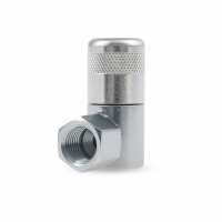 4-Backen-Mundstück G1/8" für Kegelschmiernippel mit seitlichem Eingang