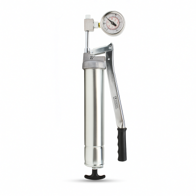 Umeta Manometerfettpresse 75/PKM (400bar) für 500ccm loses Fett / 400g Kartuschen - ohne Zubehör