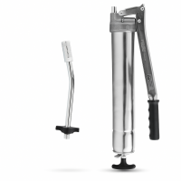 Umeta Handhebelfettpresse 75/PL für 600ccm loses Fett / 500g Kartuschen - mit Düsenrohr und Mundstück