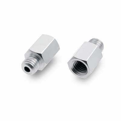 Schmiernippelverlängerung IG: M8x1,25 / AG: M8x1,25 20mm (Verlängerung um 14mm) 11/6kant Stahl verzinkt