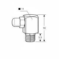 Kugelschmiernippel DIN 3402 K3 M10 x 1,0 Stahl verzinkt
