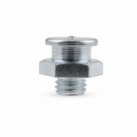 Flachschmiernippel DIN 3404 M1 (Ø16mm) M10 x 1,5 Stahl verzinkt