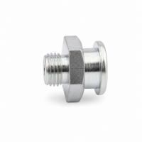 Flachschmiernippel DIN 3404 M1 (Ø16mm) M10 x 1,0 Stahl verzinkt