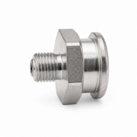 Flachschmiernippel DIN 3404 M22 (Ø22mm) M10 x 1,0 Stahl verzinkt