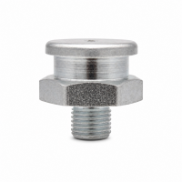Flachschmiernippel DIN 3404 M22 (Ø22mm) M10 x 1,0 Stahl verzinkt