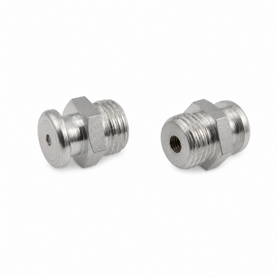 Flachschmiernippel DIN 3404 M4 (Ø10mm) M10 x 1,0 Stahl verzinkt