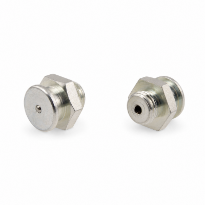 Flachschmiernippel DIN 3404 M1 (Ø16mm) M12 x 1,5 Stahl verzinkt
