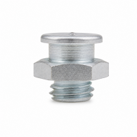 Flachschmiernippel DIN 3404 M1 (Ø16mm) M12 x 1,75 Stahl verzinkt