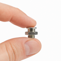 Flachschmiernippel DIN 3404 M1 (Ø16mm) M12 x 1,0 Stahl verzinkt