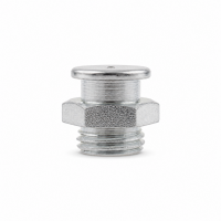 Flachschmiernippel DIN 3404 M1 (Ø16mm) M14 x 1,5 Stahl verzinkt