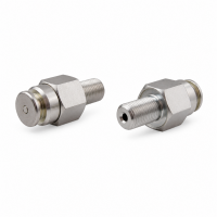 Flachschmiernippel mit Stiftventil Kopf Ø22mm M16x 1,5 60mm lang