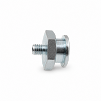 Flachschmiernippel DIN 3404 M1 (Ø16mm) M6 x 1,0 Stahl verzinkt