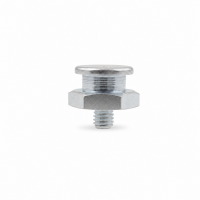 Flachschmiernippel DIN 3404 M1 (Ø16mm) M6 x 1,0 Stahl verzinkt