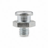 Flachschmiernippel DIN 3404 M4 (Ø10mm) M6 x 1,0 Stahl verzinkt