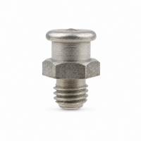 Flachschmiernippel DIN 3404 M4 (Ø10mm) M7 x 1,0 Stahl verzinkt