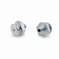 Flachschmiernippel DIN 3404 M1 (Ø16mm) M8 x 0,75 Stahl verzinkt